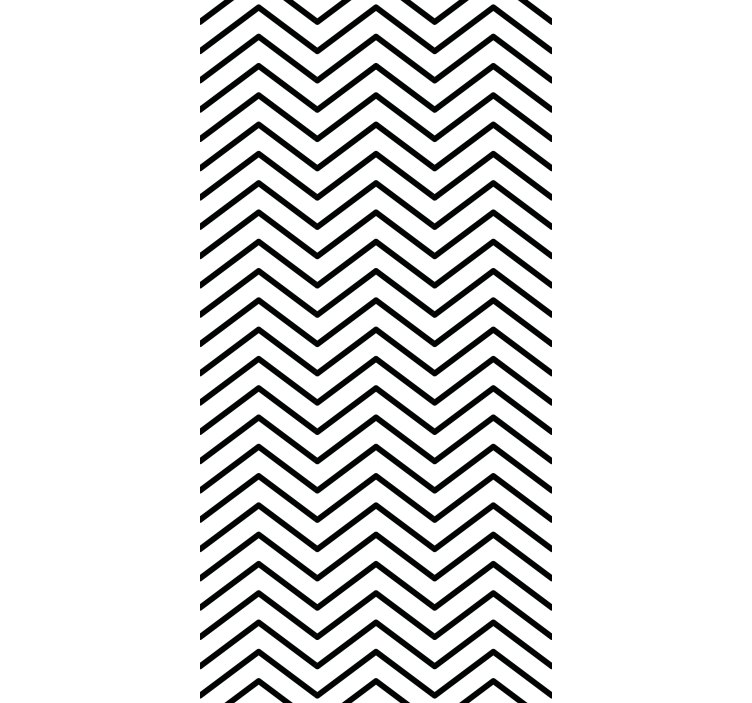 Contemporary wallpaper with chevron pattern design - TenStickers