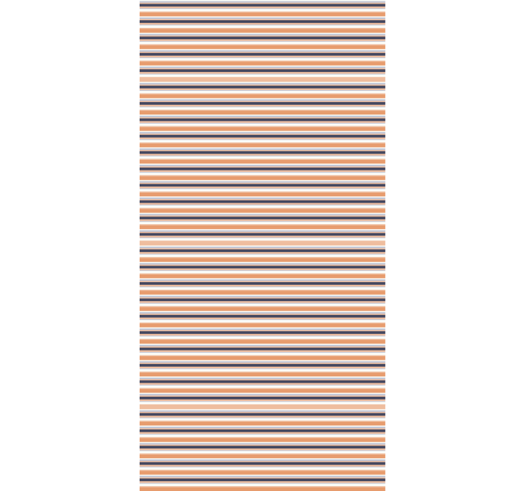 Contemporary wallpaper horizontal retro striped pastel - TenStickers