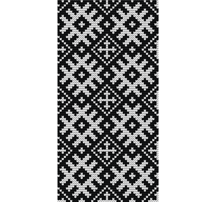 Contemporary wallpaper viking chained squares design - TenStickers