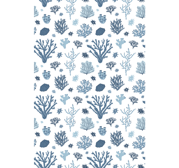 Contemporary wallpaper modern corals hampton style - TenStickers