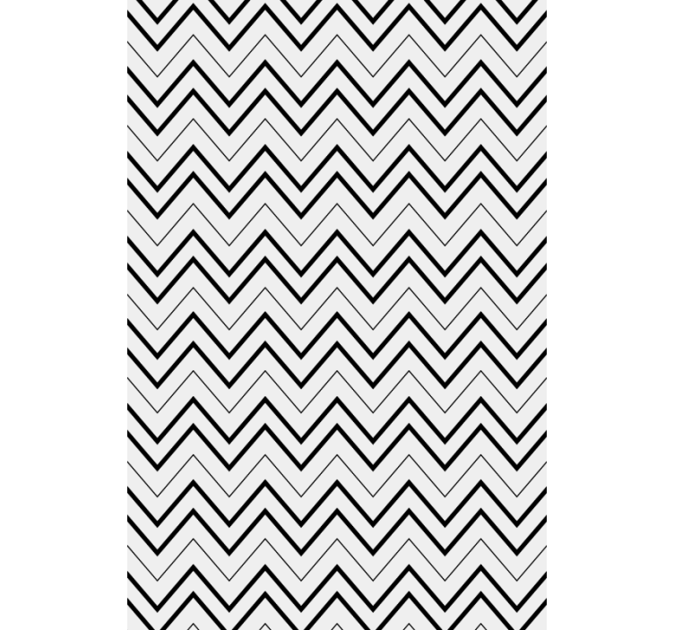Contemporary wallpaper geometric zigzag design - TenStickers