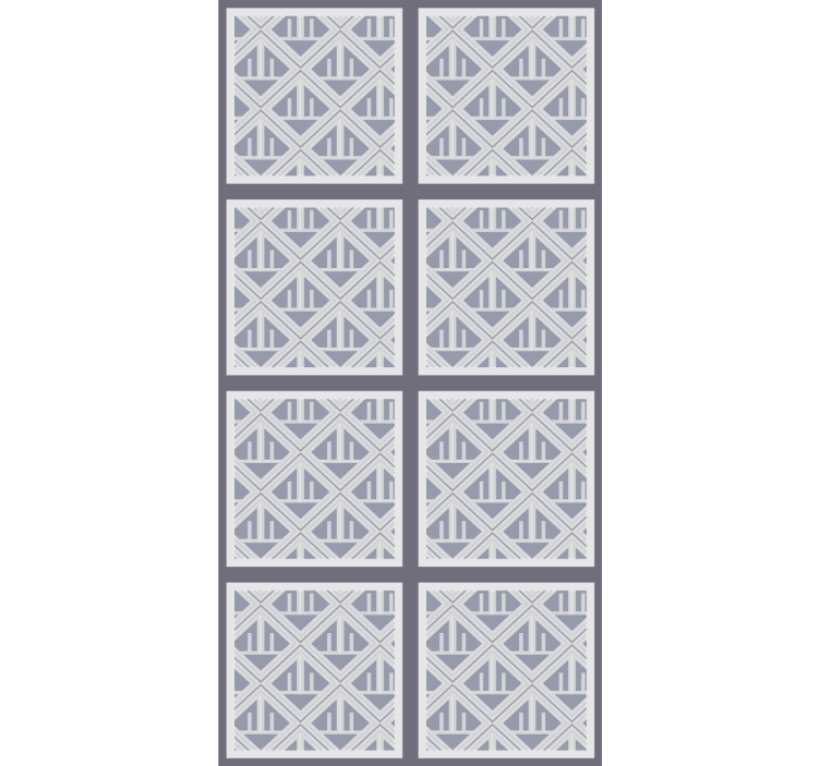 Contemporary wallpaper geometric patterned design - TenStickers