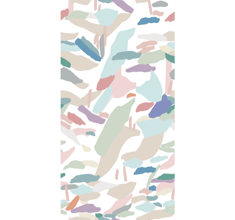 Contemporary wallpaper in soft, blurred hues - TenStickers