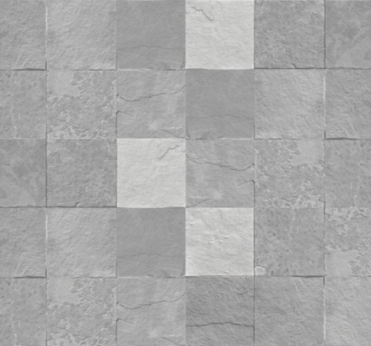 Bathroom wallpaper marbled tile design - TenStickers