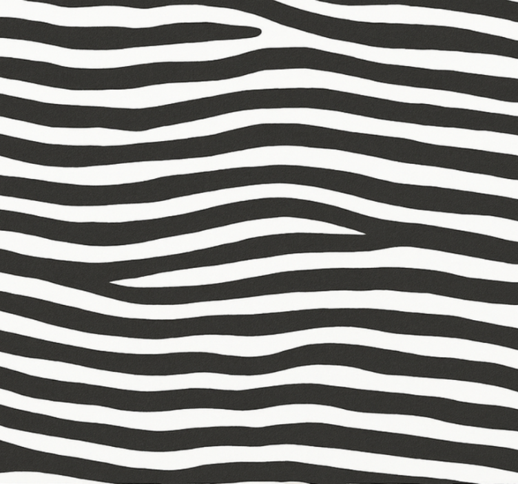 Master bedroom wallpaper zebra print texture - TenStickers