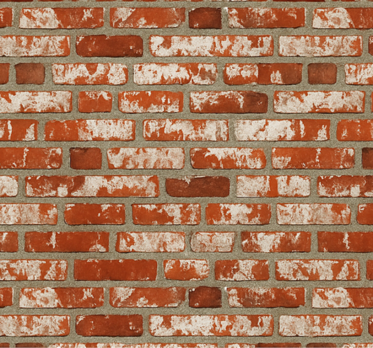Living area wallpaper 3d brick design - TenStickers