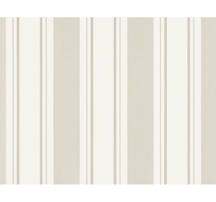 Living area wallpaper neutral striped design - TenStickers