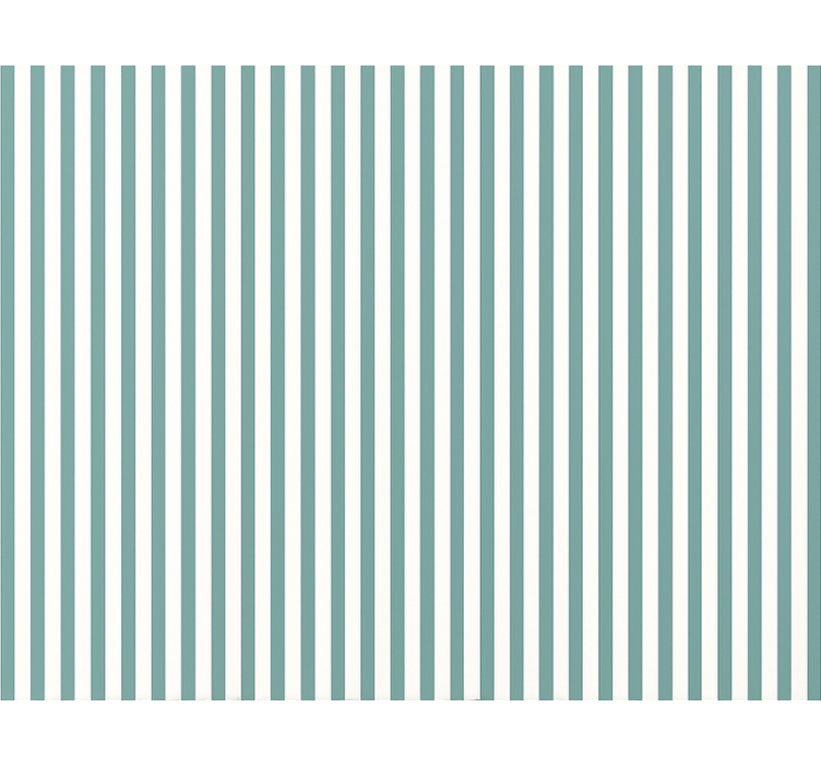 Wallpaper vertically striped teal pinstripe - TenStickers