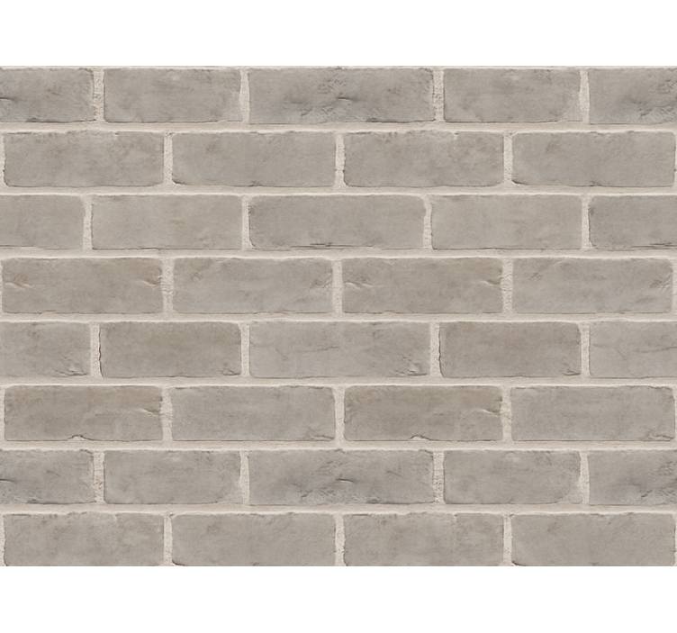 Living area wallpaper industrial brick style - TenStickers