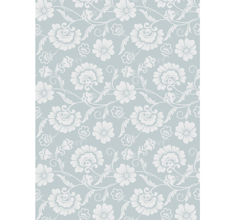 Floral wallpaper "granny chic" floral print - TenStickers