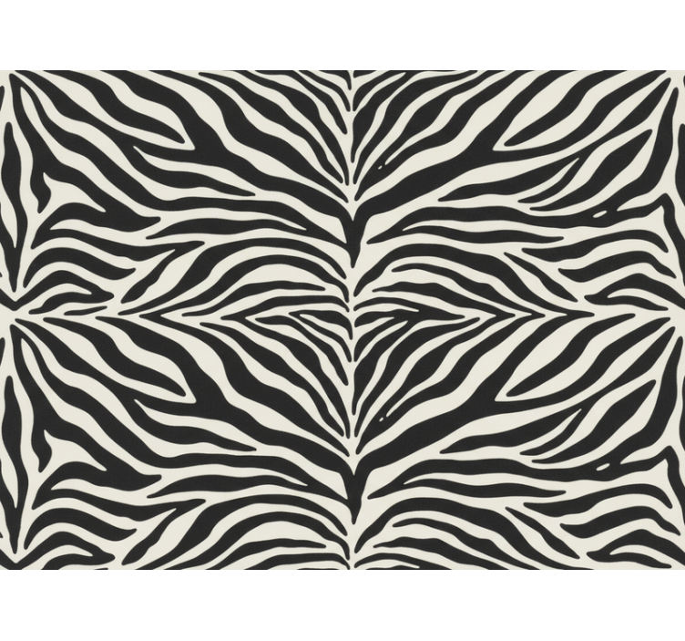 Wallpaper zebras realistic zebra pattern - TenStickers