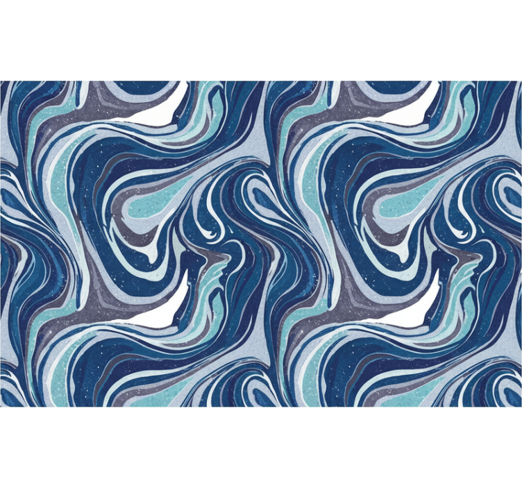 Contemporary wallpaper dark abstract swirl design - TenStickers