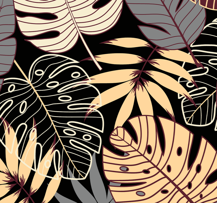 Tropical Jungle Wallpaper - TenStickers