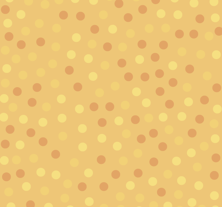 Oranges in circles kitchen Moon Wallpaper - TenStickers