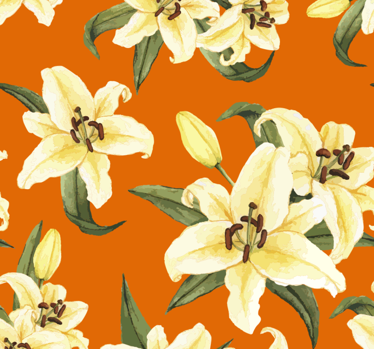 Flower Plaits Nature Wallpaper - TenStickers