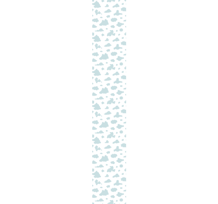 Light blue clouds Childrens Wallpaper - TenStickers