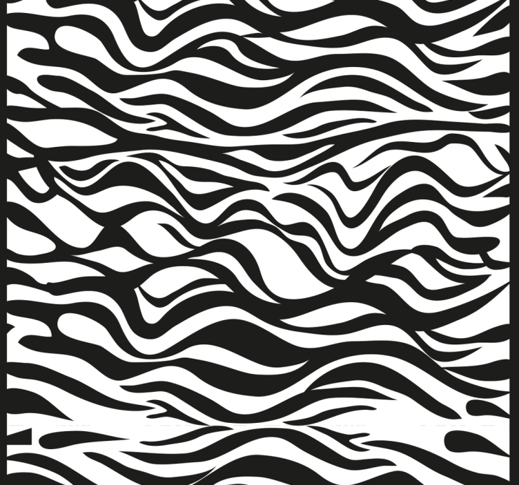 Zebra Stripes Pattern wallpaper zebras - TenStickers