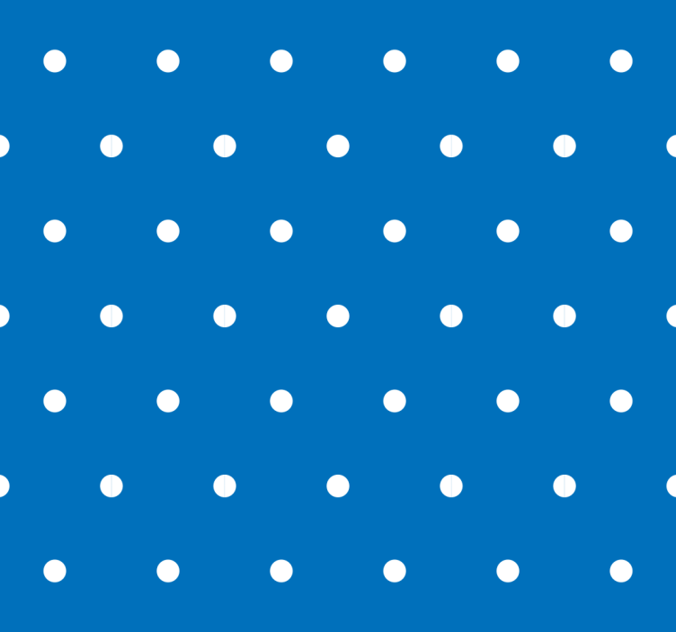 Blue background Spotty Wallpaper - TenStickers