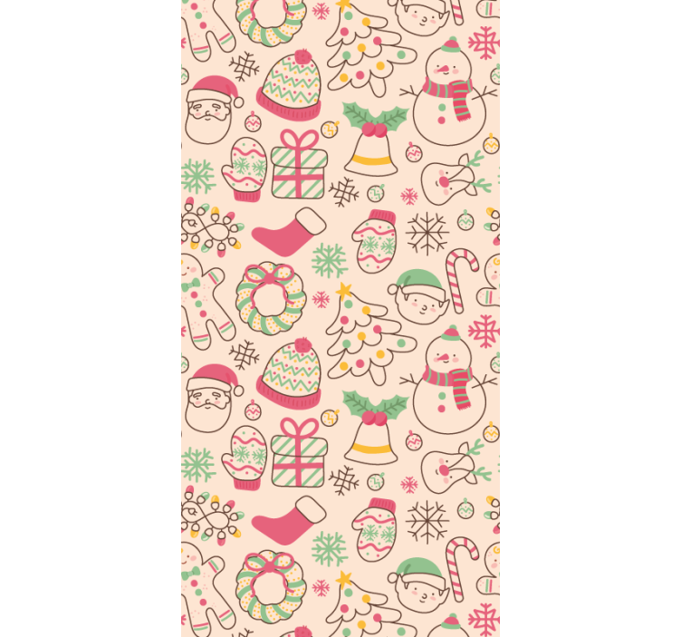 Christmas lights Christmas Wallpaper - TenStickers