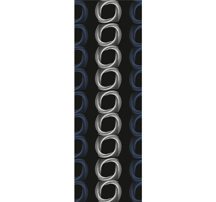 Circle Patterns abstract wallpaper - TenStickers