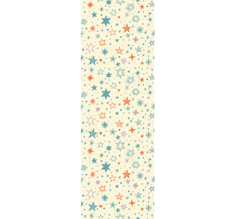 Stars Childrens room Wallpaper - TenStickers
