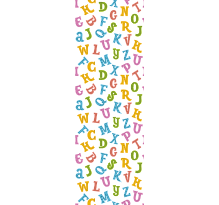 Alphabet for kids Letter Wallpaper - TenStickers