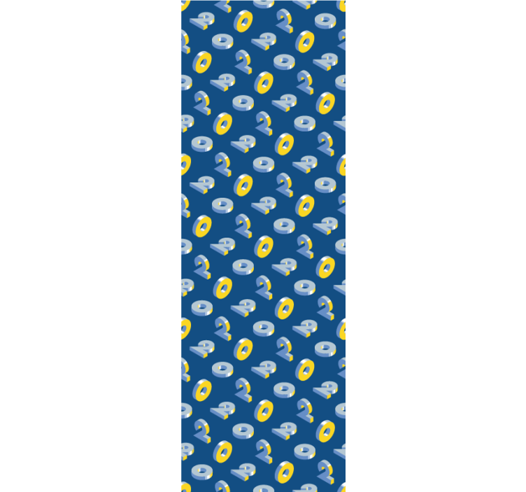 3d numbers  3D wallpaper - TenStickers