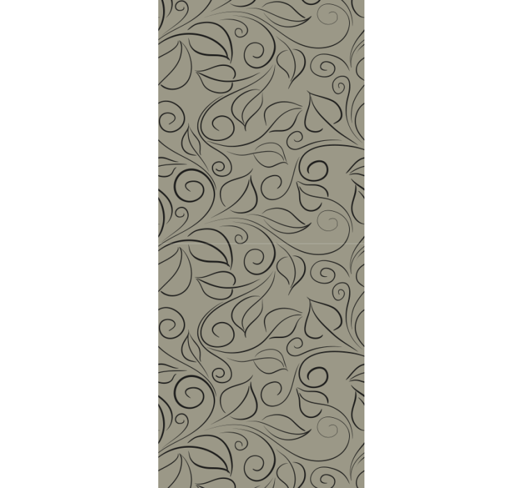 Elegant Swirls ornamental wallpaper - TenStickers