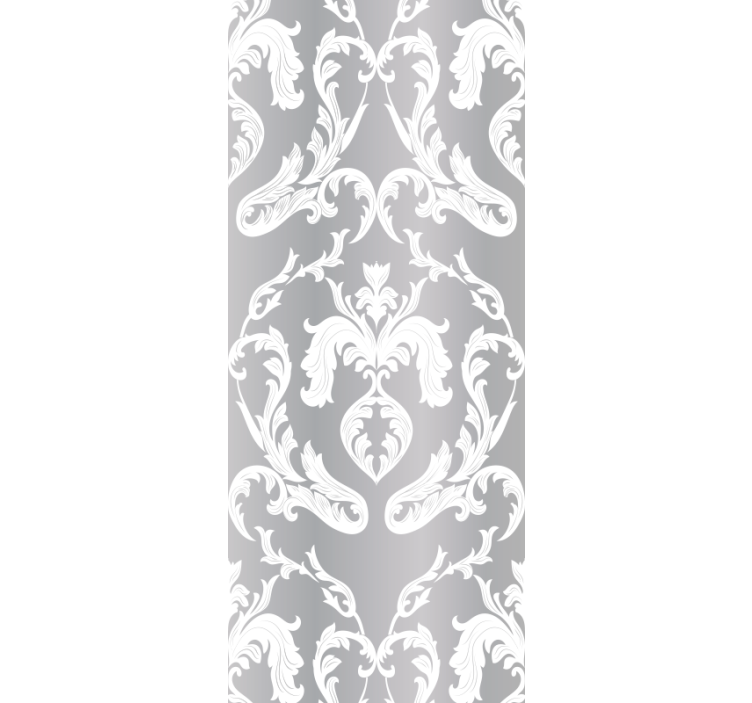 Ornate Damask floral wallpaper - TenStickers