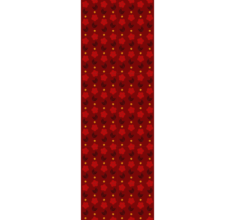 Red Polka Patterns polka dots wallpaper - TenStickers