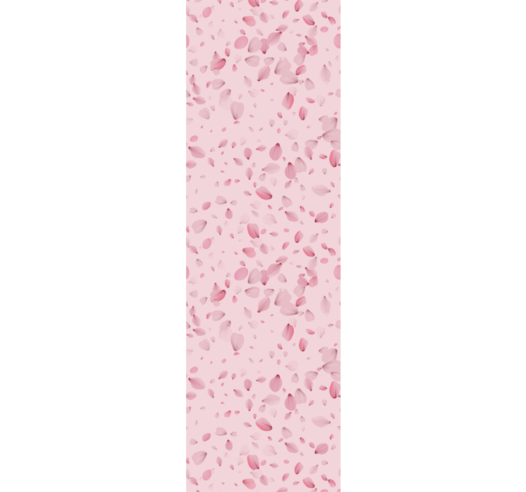 Seamless sakura petals falling cherry wallpaper - TenStickers