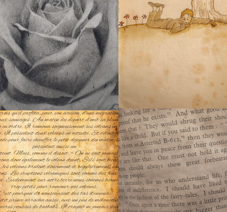 The little prince love message Letter Wallpaper - TenStickers