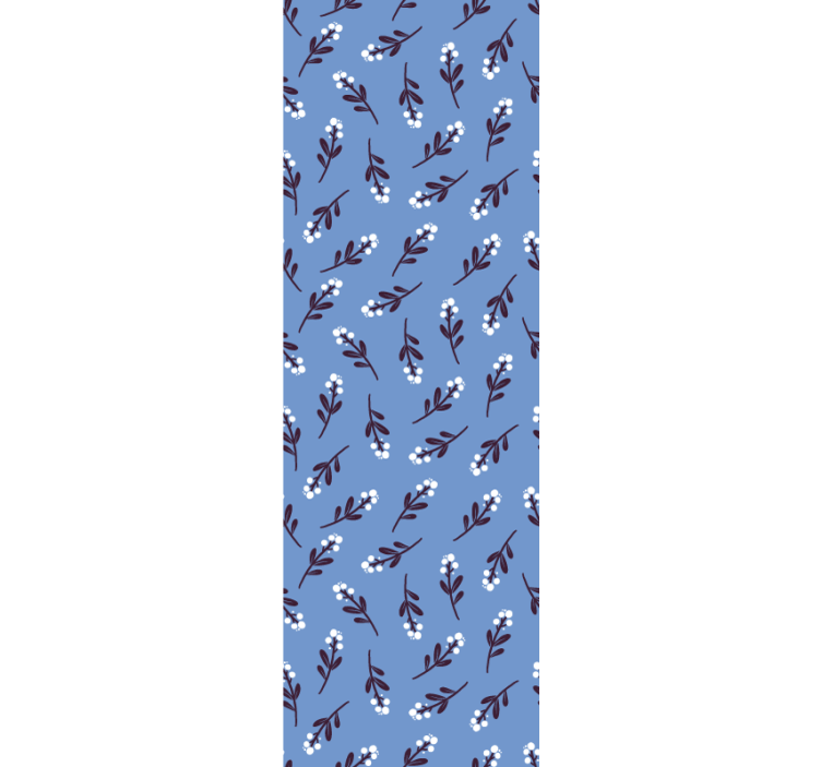 Floral Branches Motif flowers wallpaper - TenStickers