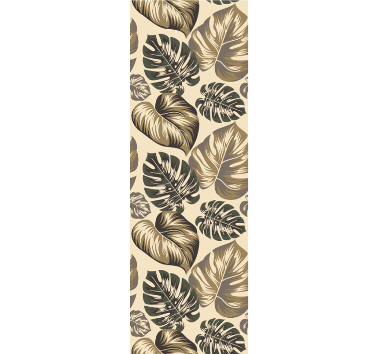 Brown leaves  leaf wallpaper - TenStickers