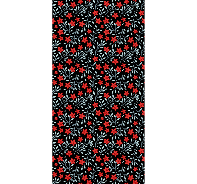 Floral Tapestry floral wallpaper - TenStickers