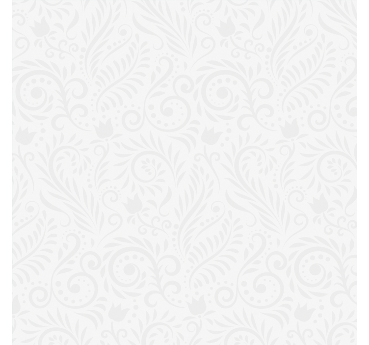 Modern white floral wallpaper - TenStickers