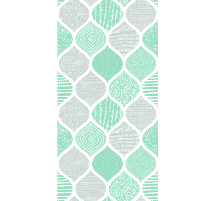 Geometric Textured Patterns wallpaper geometric - TenStickers