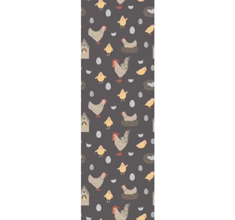 Farmyard Motif animals wallpaper - TenStickers