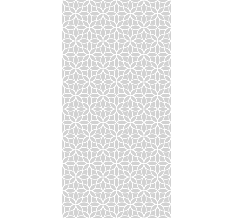 Gray and white modern pattern striped wallpaper - TenStickers