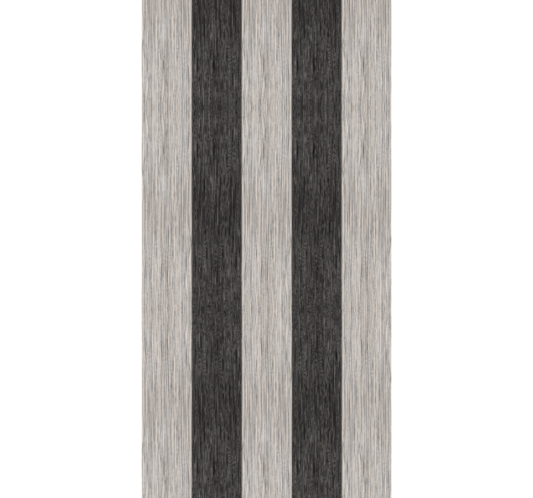 Black and grey wooden effect Vertical Wallpaper - TenStickers