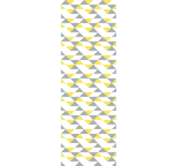Gray pantone pattern Triangle Wallpaper - TenStickers