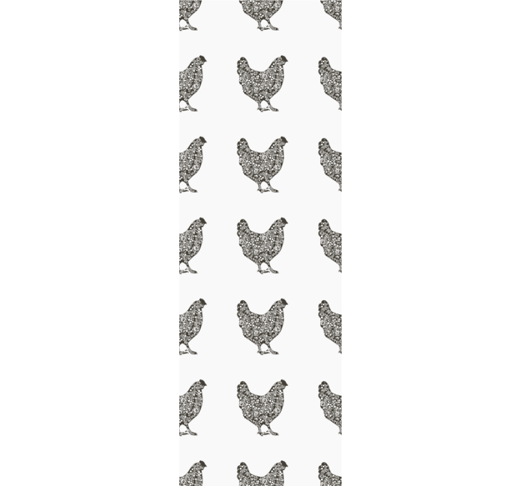Poultry Pattern animals wallpaper - TenStickers