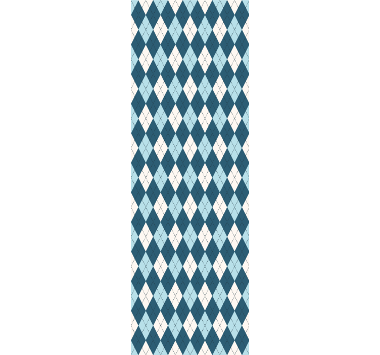 Diamond Harlequin wallpaper geometric - TenStickers