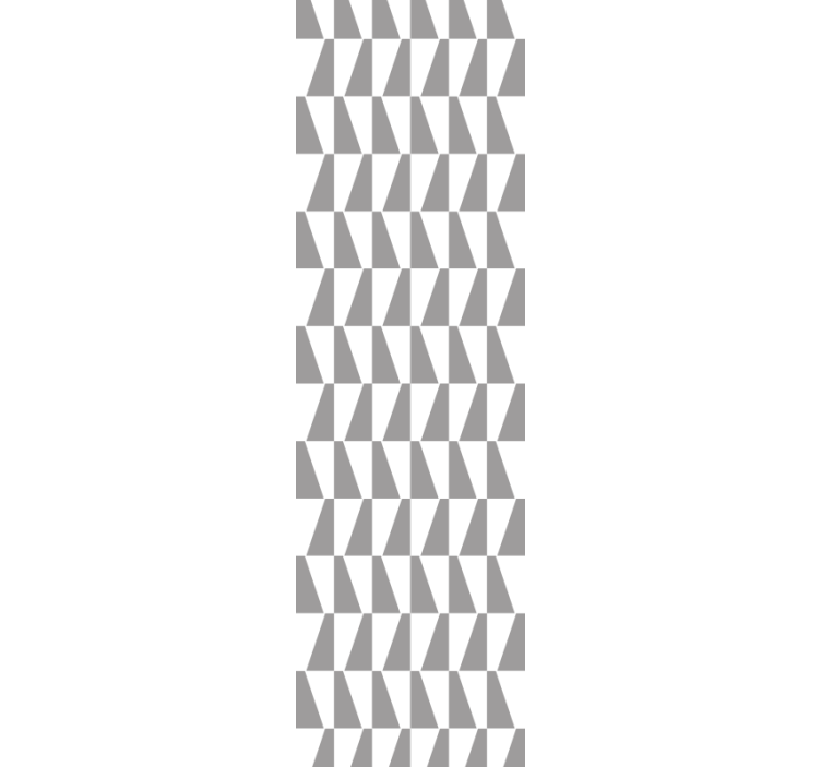 Grey and white Triangle Wallpaper - TenStickers