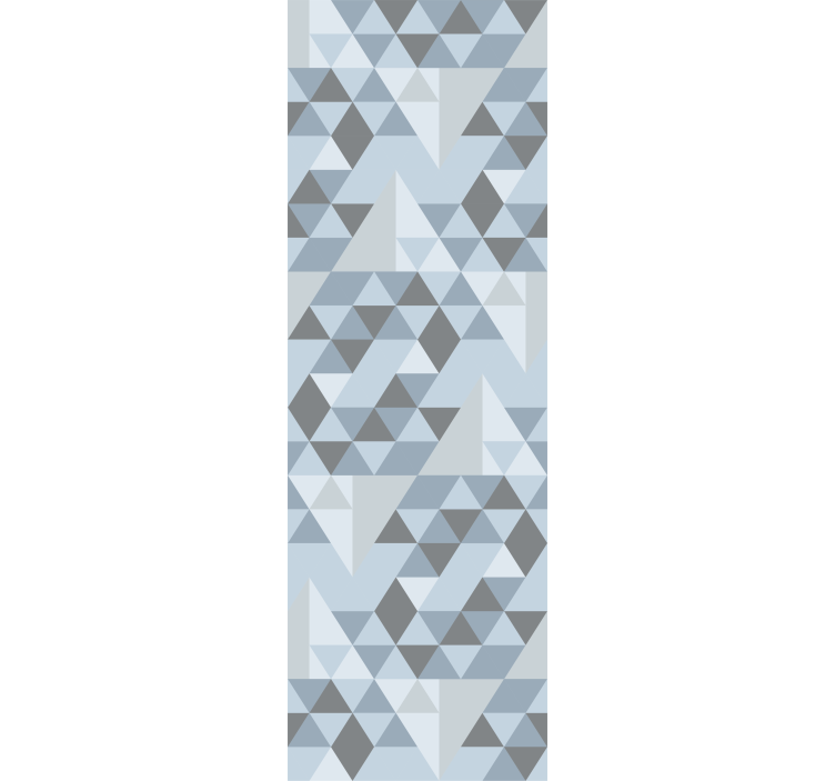 Beautiful triangle design Living Room Wallpaper - TenStickers