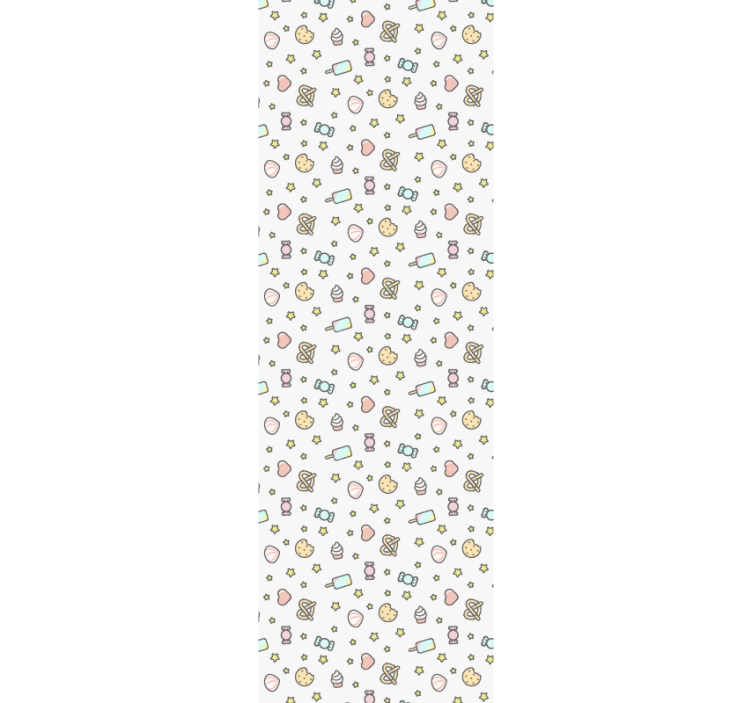 Cute Babies snacks Modern Wallpaper - TenStickers