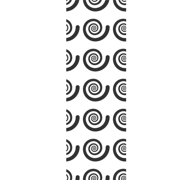 Spiral Pattern wallpaper geometric - TenStickers
