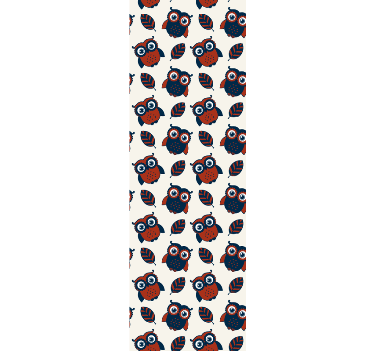 Owl Pattern Design animals wallpaper - TenStickers