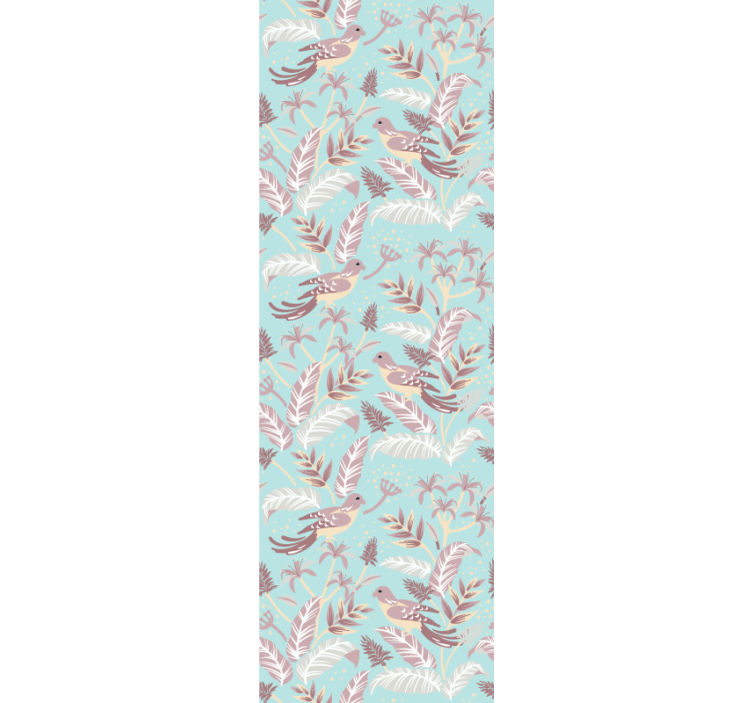 Feathered Friends birds in wallpaper - TenStickers