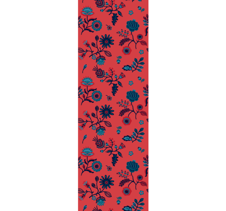 Traditional polish folk art pattern wallpaper - TenStickers